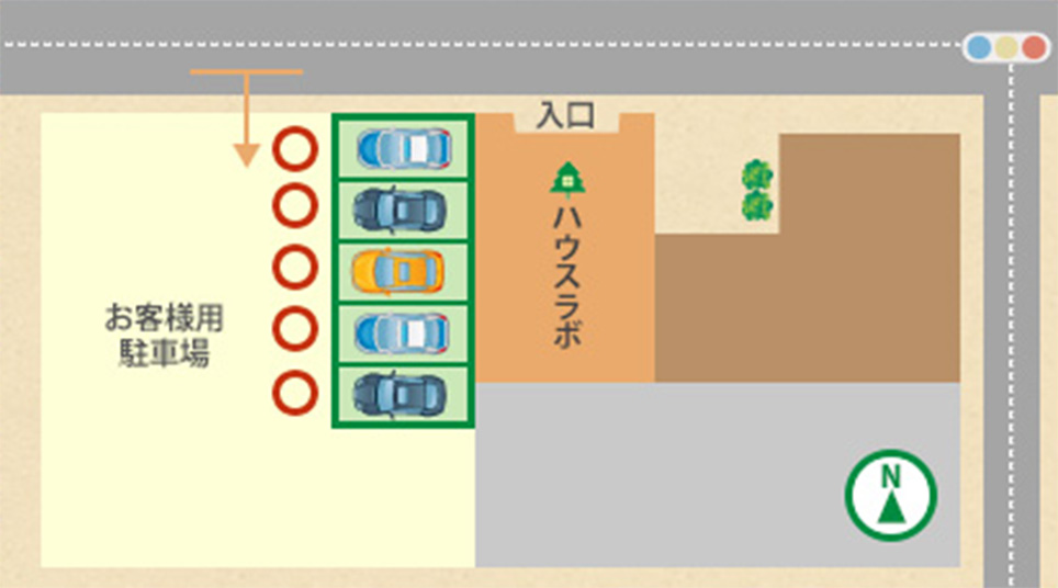 駐車場の地図