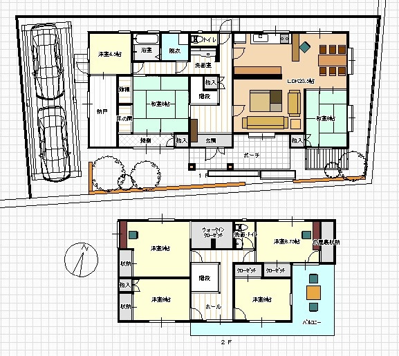 ７ｌｄｋの豪邸 北区 牟佐 にて中古住宅再生中 Houselabo